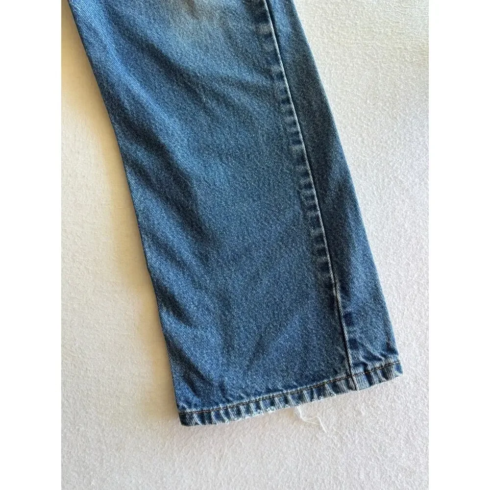 Levi’s 505 Regular Fit Straight Stonewash Blue Jeans Men’s 33X30 Casual